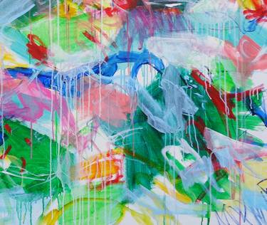 Original Abstract Paintings by Misako Chida