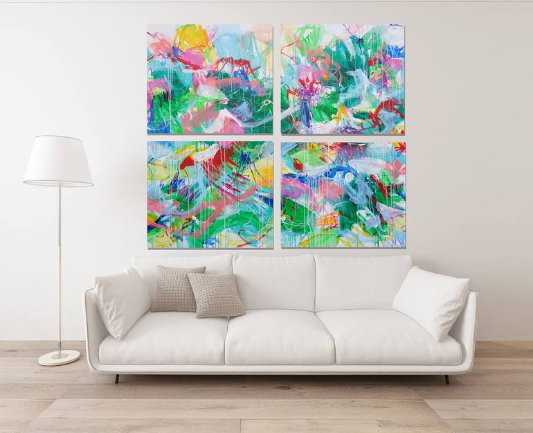 Original Abstract Painting by Misako Chida