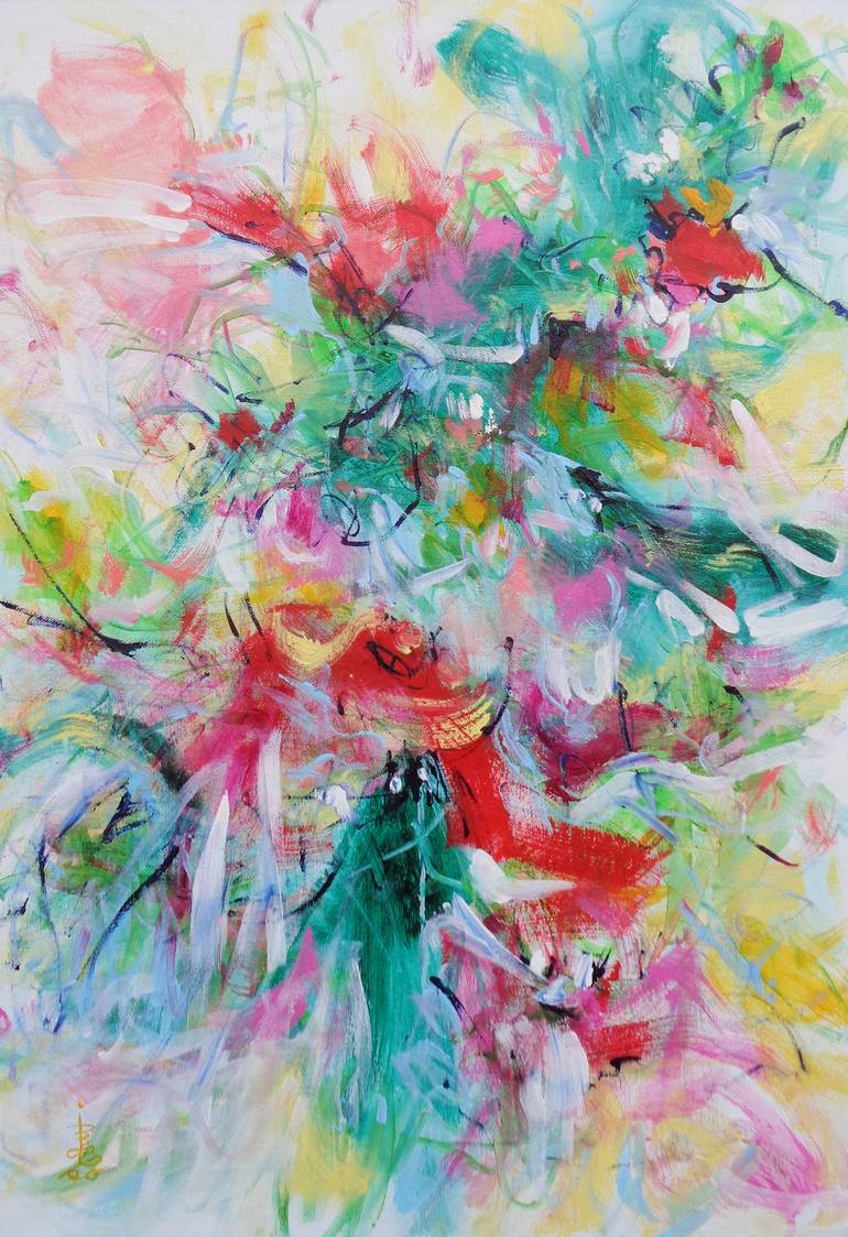 Blow with the Wind Painting by Misako Chida | Saatchi Art