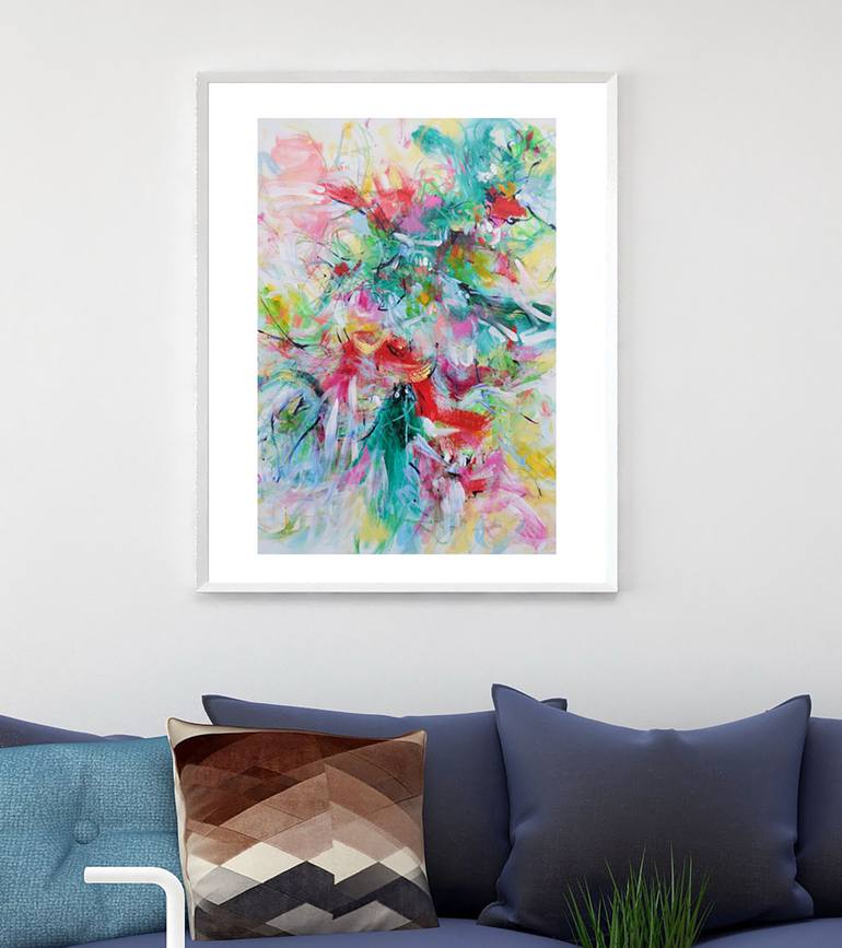 Original Abstract Painting by Misako Chida