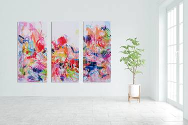 Original Abstract Paintings by Misako Chida