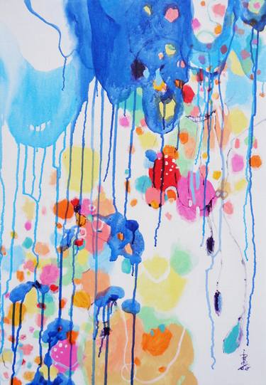 Original Abstract Paintings by Misako Chida