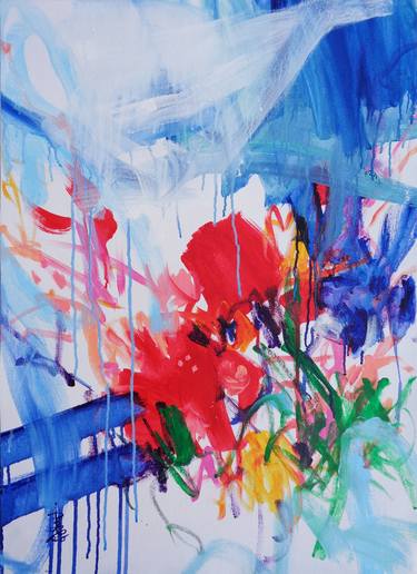 Print of Abstract Expressionism Abstract Paintings by Misako Chida