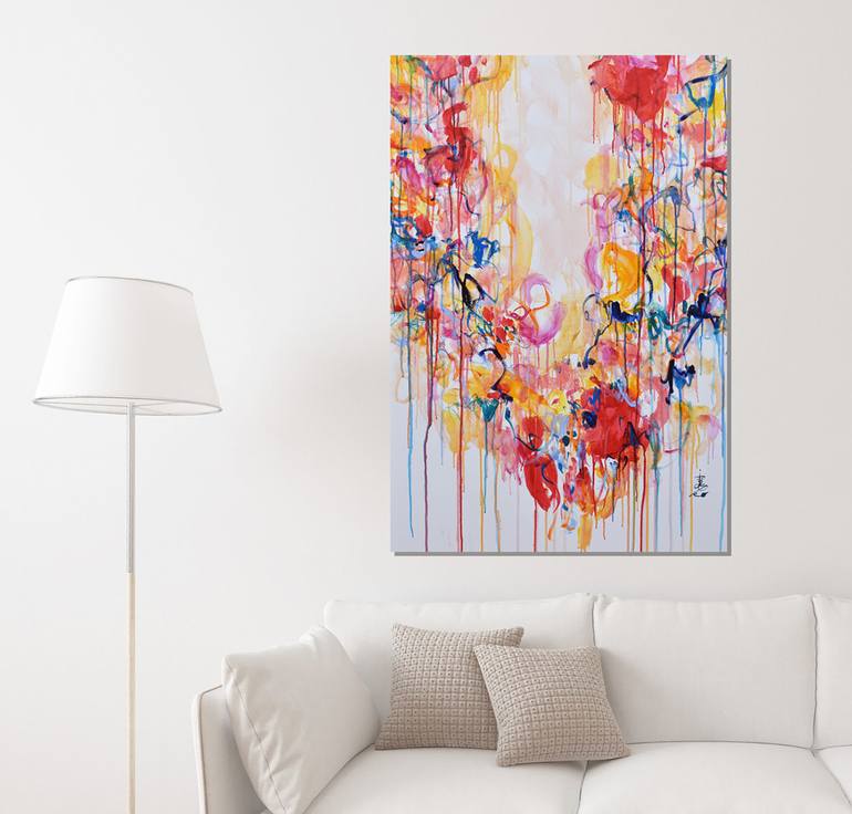 Original Abstract Painting by Misako Chida