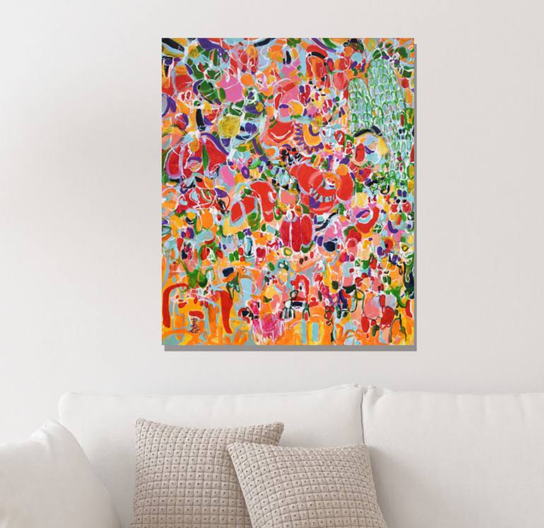 Original Abstract Painting by Misako Chida