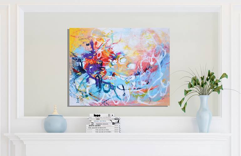 Original Abstract Painting by Misako Chida