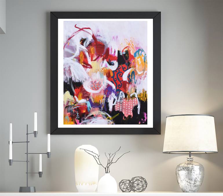 Original Abstract Painting by Misako Chida