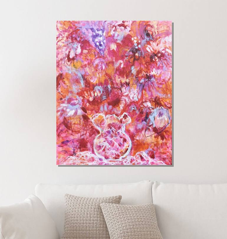 Original Abstract Painting by Misako Chida