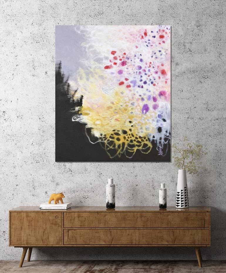 Original Abstract Painting by Misako Chida