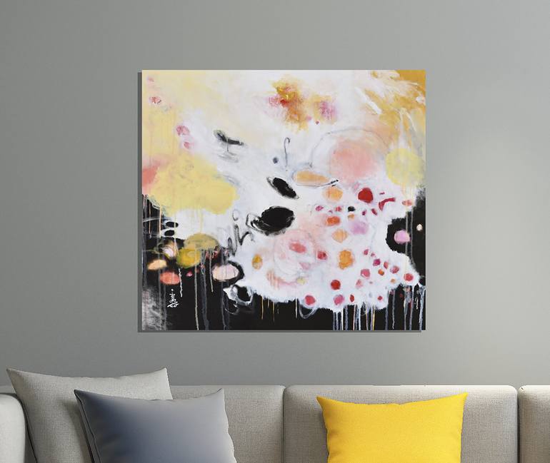 Original Abstract Painting by Misako Chida