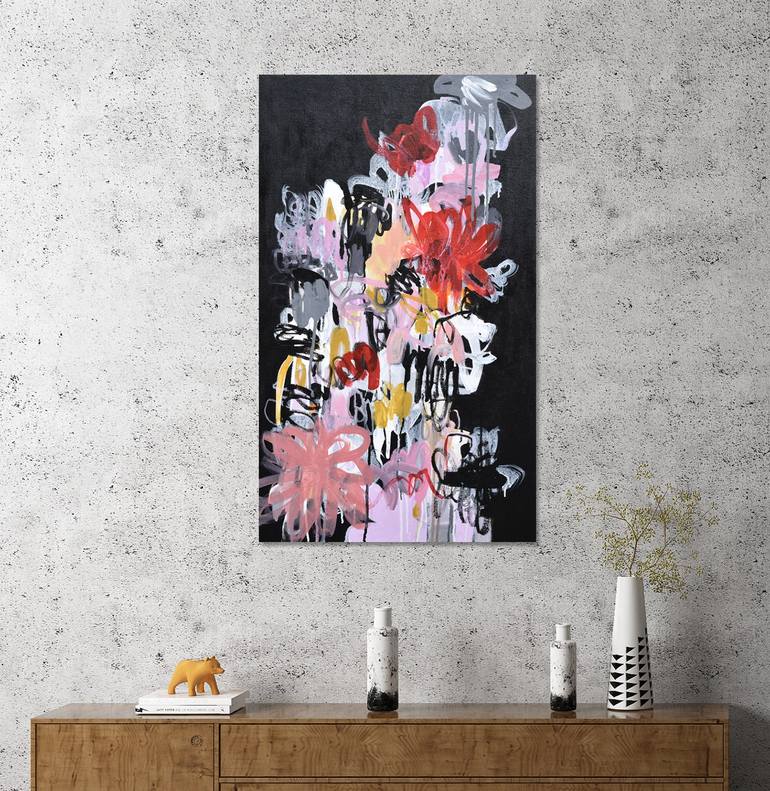 Original Abstract Painting by Misako Chida