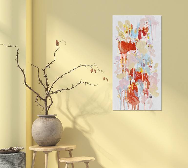 Original Abstract Painting by Misako Chida