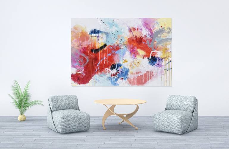 Original Abstract Painting by Misako Chida