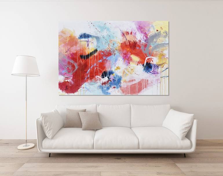 Original Abstract Painting by Misako Chida