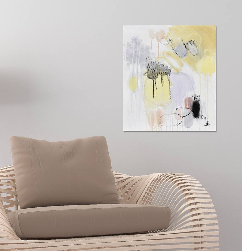 Original Abstract Painting by Misako Chida