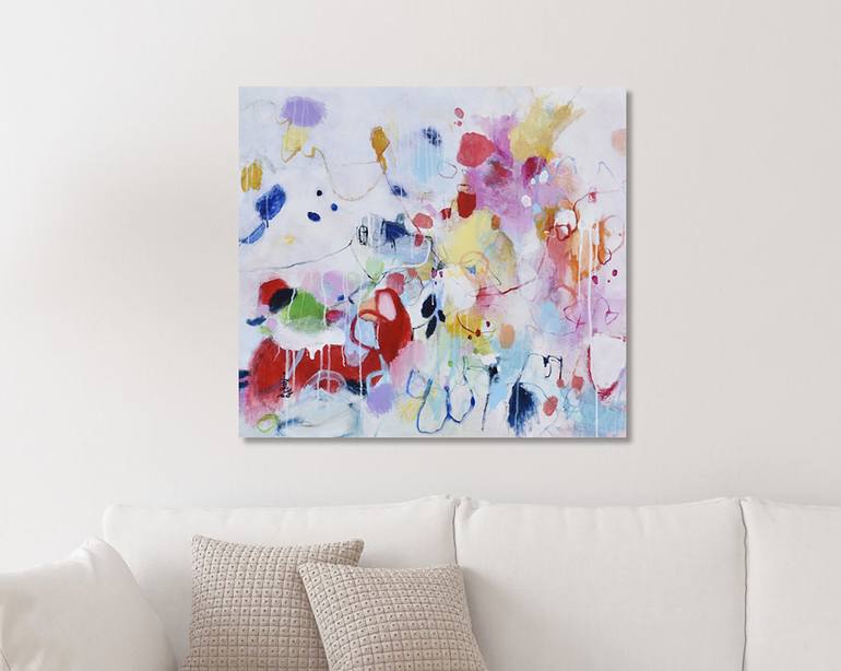 Original Abstract Painting by Misako Chida