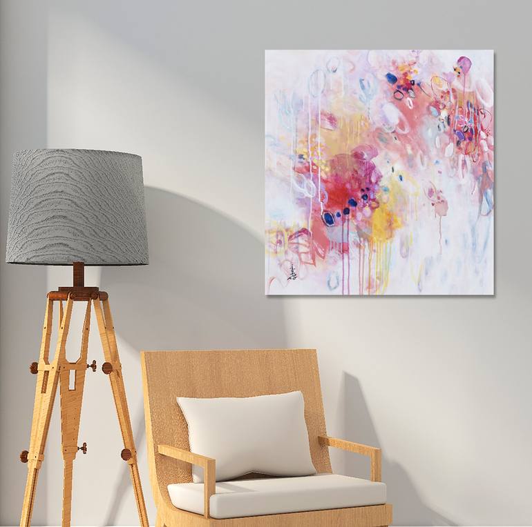 Original Abstract Painting by Misako Chida