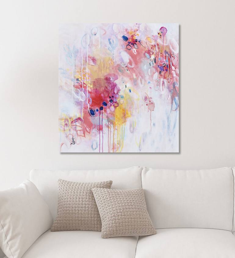 Original Abstract Painting by Misako Chida