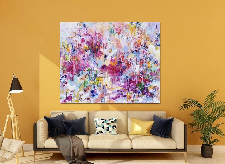 Original Abstract Painting by Misako Chida