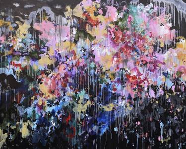 Original Abstract Expressionism Abstract Paintings by Misako Chida