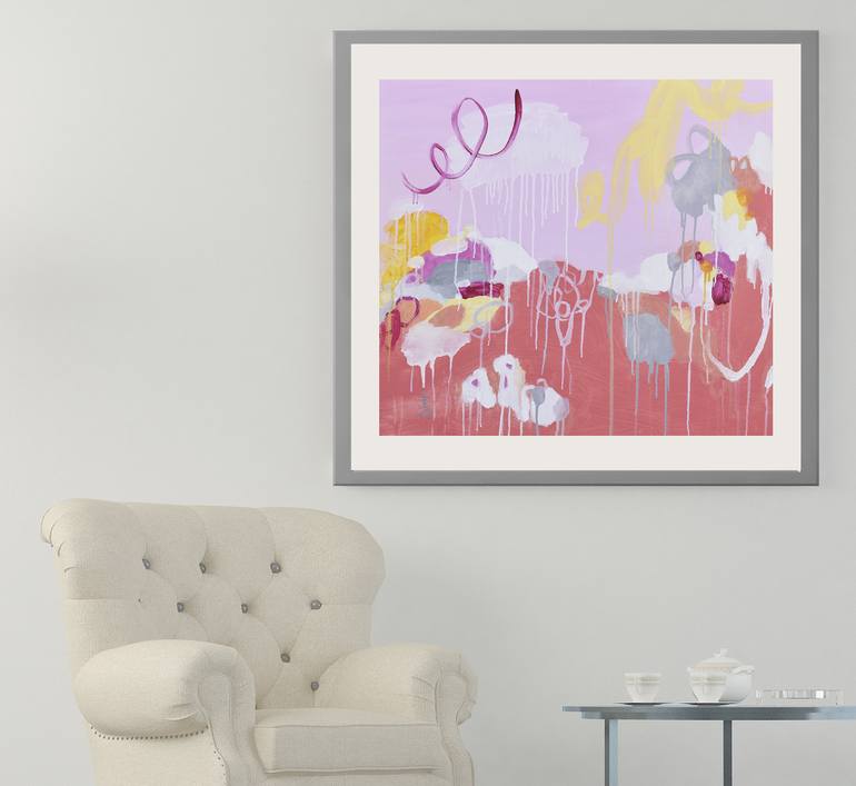 Original Abstract Painting by Misako Chida