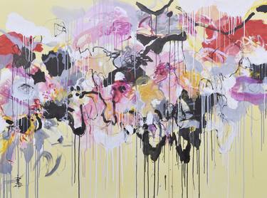 Original Abstract Expressionism Abstract Paintings by Misako Chida