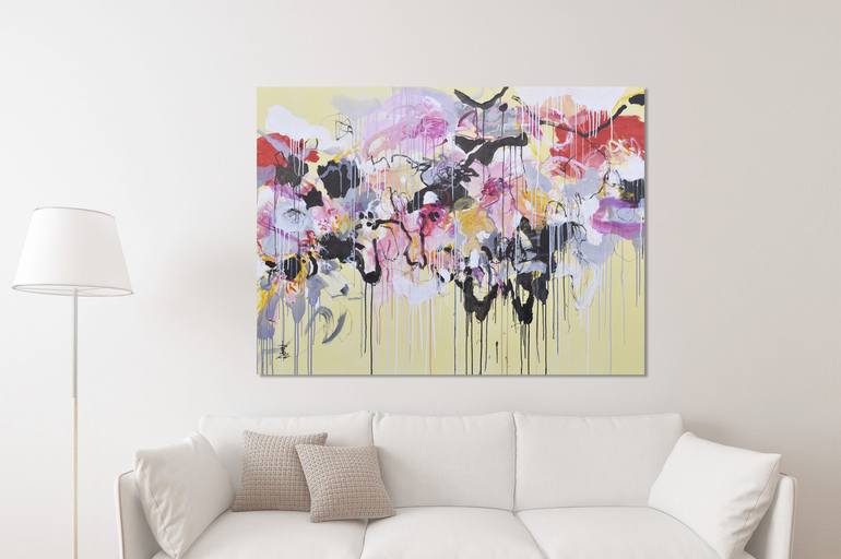 Original Abstract Painting by Misako Chida