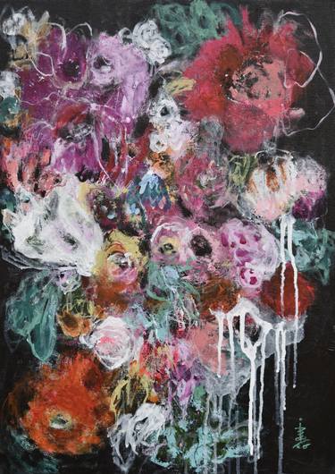 Original Abstract Expressionism Abstract Paintings by Misako Chida