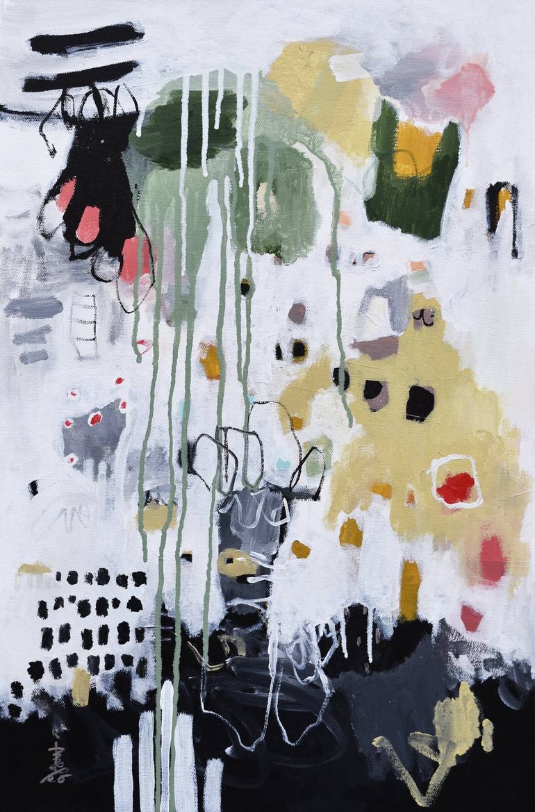 Print of Abstract Expressionism Abstract Paintings by Misako Chida
