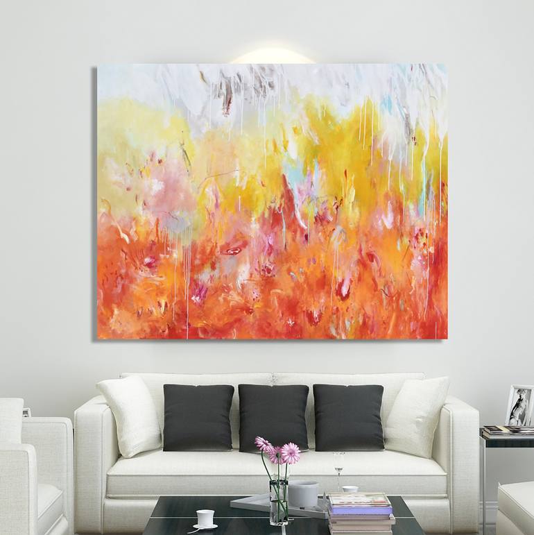 Original Abstract Painting by Misako Chida