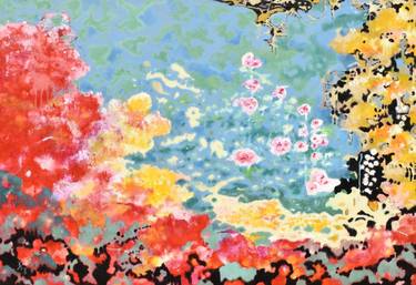 Original Abstract Paintings by Misako Chida