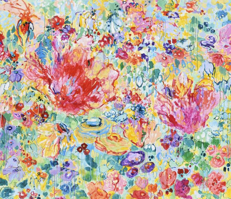 Print of Abstract Expressionism Abstract Paintings by Misako Chida