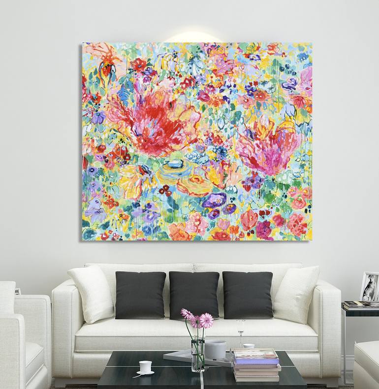 Original Abstract Painting by Misako Chida