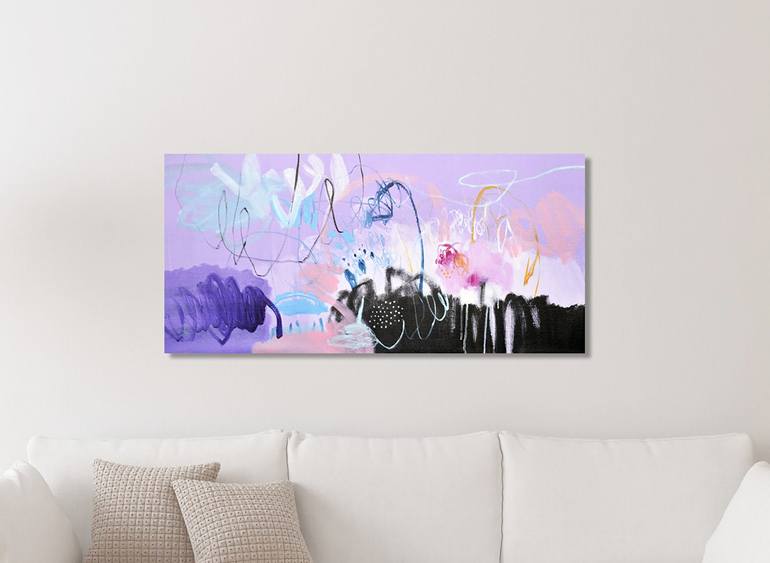 Original Abstract Painting by Misako Chida