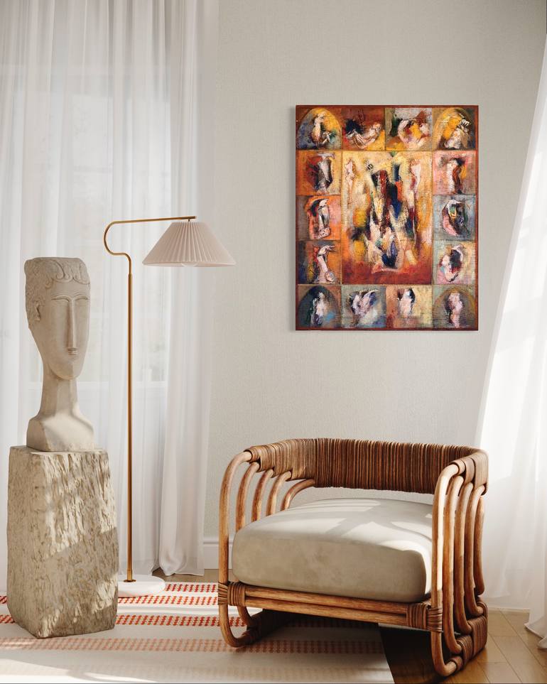 Original Abstract Expressionism Abstract Painting by Ferdinando Ambrosino