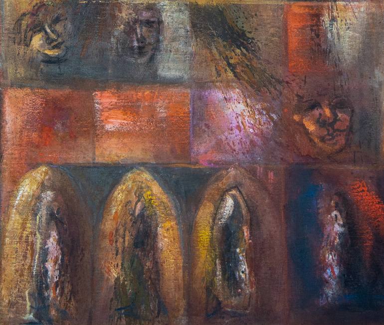 Original Abstract Expressionism Abstract Painting by Ferdinando Ambrosino