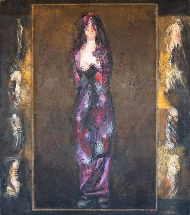 Original Abstract Women Paintings by Ferdinando Ambrosino