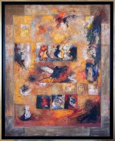 Original Abstract Expressionism Abstract Paintings by Ferdinando Ambrosino