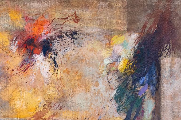 Original Abstract Expressionism Abstract Painting by Ferdinando Ambrosino