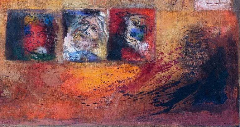 Original Abstract Expressionism Abstract Painting by Ferdinando Ambrosino