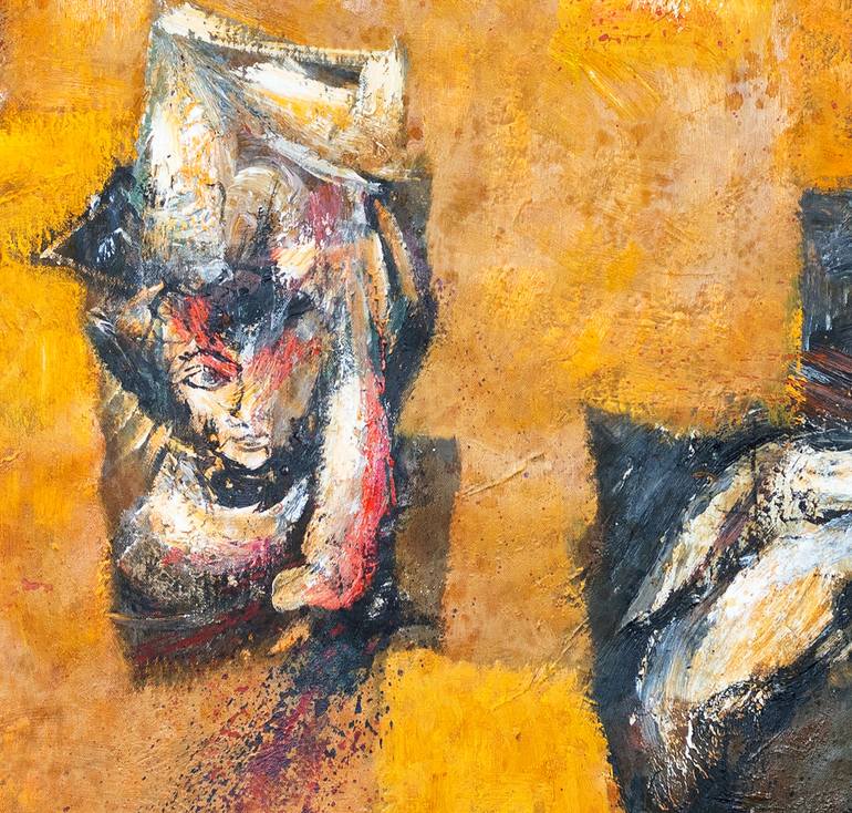 Original Abstract Expressionism Abstract Painting by Ferdinando Ambrosino