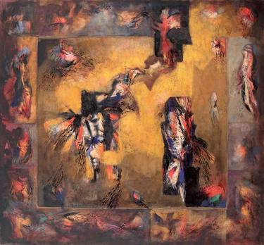 Original Abstract Expressionism Abstract Paintings by Ferdinando Ambrosino