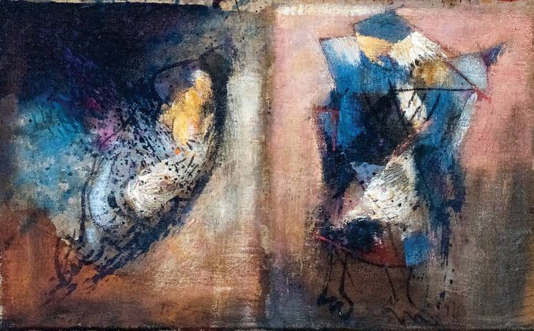 Original Abstract Painting by Ferdinando Ambrosino