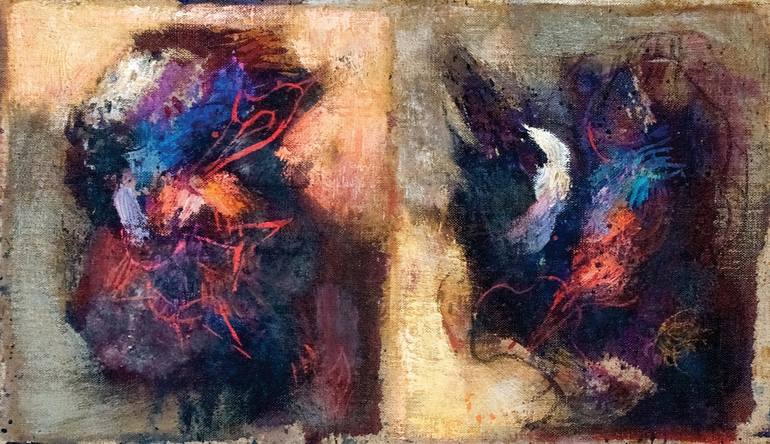 Original Abstract Expressionism Abstract Painting by Ferdinando Ambrosino