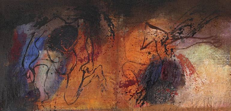 Original Abstract Expressionism Abstract Painting by Ferdinando Ambrosino