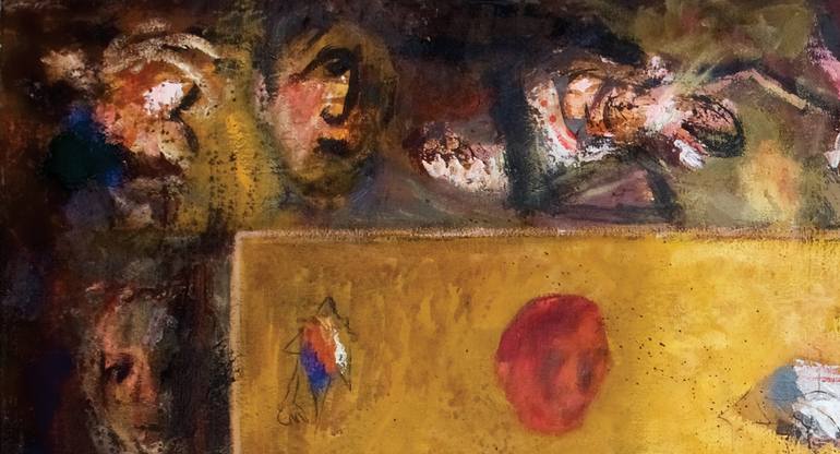 Original Abstract Expressionism Abstract Painting by Ferdinando Ambrosino
