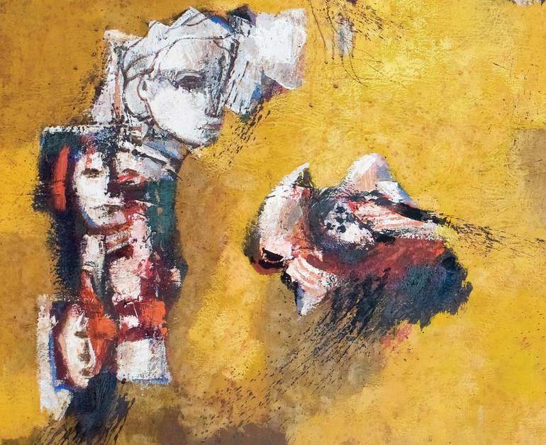 Original Abstract Expressionism Abstract Painting by Ferdinando Ambrosino