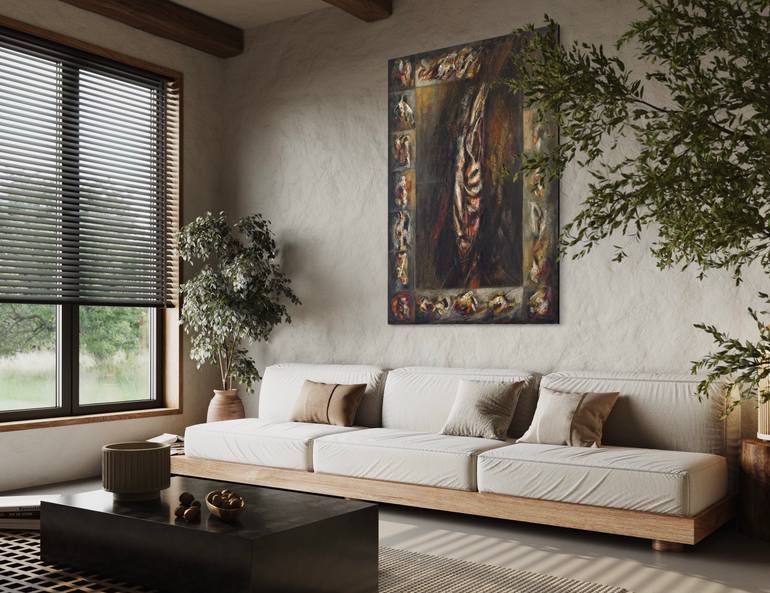 Original Abstract Expressionism Abstract Painting by Ferdinando Ambrosino