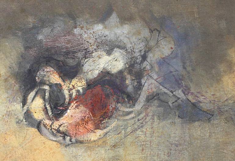 Original Abstract Expressionism Abstract Painting by Ferdinando Ambrosino