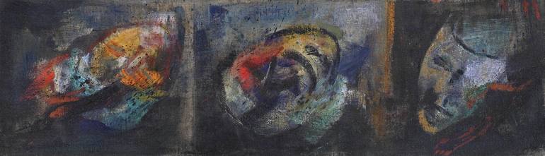 Original Abstract Expressionism Abstract Painting by Ferdinando Ambrosino
